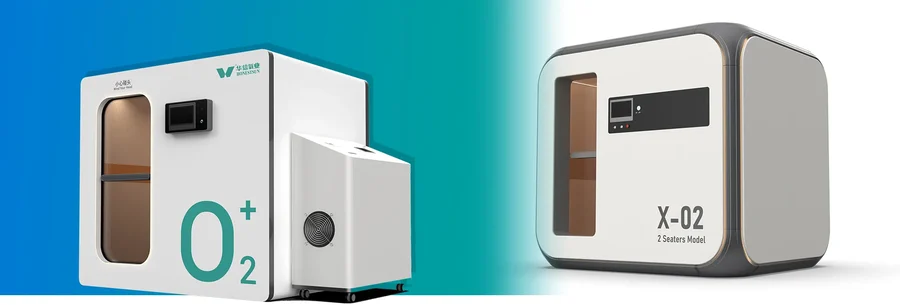 Dual-Place Hyperbaric Oxygen Chamber